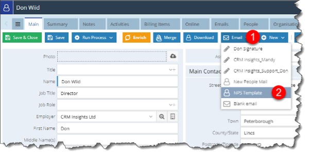 Integrate NPS with CRM Integrate NPS with CRM